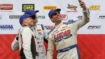 Lucas SlickMist Driver Tomy Drissi Inches Towards Championship with another Podium at Lime Rock Park